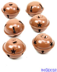  Csillagos bergő kb 5cm 6db/csomag - Barna
