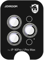 JOYROOM JR-MSF0305 kamera lencse védő fólia titánszürke szegéllyel iPhone 16 Pro/16 Pro Max