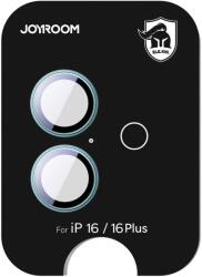 JOYROOM JR-MFY0258 kamera lencse védő fólia zöld szegéllyel iPhone 16/16 Plus