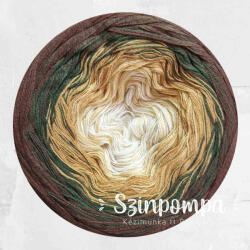 Retwisst Soft Cake - Barna-zöld-fehér - 12