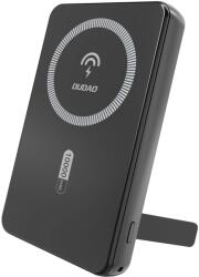 Dudao K14S+ MagSafe-kompatibilis powerbank 1xUSB-A és 1xUSB-C csatlakozással kitámasztóval 10000mAh 20W - fekete