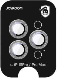 JOYROOM JR-MSF0304 kamera lencse védő fólia ezüst színű szegéllyel iPhone 16 Pro/16 Pro Max