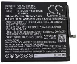 Cameron Sino Li-Polymer akku (3, 82V / 6000mAh, Huawei HB30A7C1ECW kompatibilis) FEKETE Huawei MediaPad M6 8.4 LTE, Huawei MediaPad M6 8.4 WIFI (CS-HUM684SL)