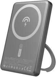 Dudao K28S MagSafe-kompatibilis powerbank 1xUSB-C csatlakozással kitámasztóval 5000mAh 20W PD - szürke