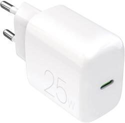 PURO ProLite hálózati töltő 1xUSB-C csatlakozással 25W - fehér