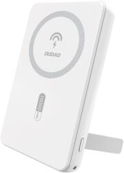 Dudao K14S+ MagSafe-kompatibilis powerbank 1xUSB-A és 1xUSB-C csatlakozással kitámasztóval 10000mAh 20W - fehér