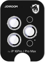 JOYROOM JR-MSJ0309 kamera lencse védő fólia titánszürke szegéllyel iPhone 16 Pro/16 Pro Max