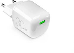 PURO Puro MiniPro hálózati töltő 1xUSB-C csatlakozással 30W GaN - fehér
