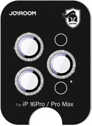 JOYROOM JR-MSJ0308 kamera lencse védő fólia ezüst színű szegéllyel iPhone 16 Pro/16 Pro Max