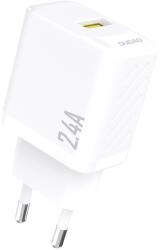 Dudao A23 hálózati töltő 1xUSB-A csatlakozással 2.4A - fehér