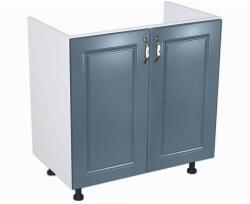 Spectral Mobila Masca pentru chiuveta cu 2 usi Zebra, Alba/MDF Albastru, fara blat, 80 x 82 x 50 cm - spectral - 478,94 RON