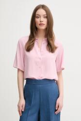 Benetton ing női, galléros, rózsaszín, regular, 5WPWDQ0B1 - rózsaszín XS - answear - 14 990 Ft