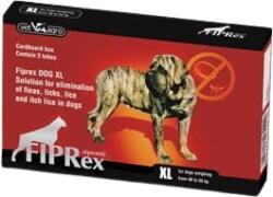 Fiprex 75 XL, solutie antiparazitara externa caini talie foarte mare (40-60 kg), cutie cu 3 pipete