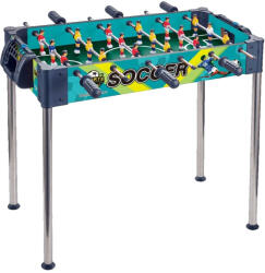 Flippy Masa de Fotbal, Flippy, cu Picioare Inalte, 6 Manere, Tablou de Scor, 62 x 8 x 35.5 cm, din Lemn Otel si ABS, Albastru (teo-135230)