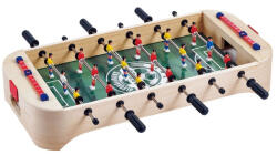 Flippy Masa de Fotbal cu Teren, Flippy, fara Picioare, 6 Manere, Tablou de Scor, 51.5 x 10 x 25.5 cm, din Lemn Otel, Crem Verde (teo-135231)