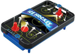 Flippy Masa Ice Hockey, Flippy, cu Tabela de Scor, 2 Pucuri, din ABS, pentru Adulti Copii +5 Ani, 28 x 8 x 16 cm, Negru (teo-135248)