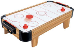 Flippy Masa Air Hockey Graffiti cu Picioare Scurte, Flippy, Lemn, 2 Pucuri, Tabela Scor, 2 Impingatoare, 76x38x21.5 cm, Maro (teo-129785)