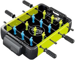 Flippy Masa de Fotbal 3in1, Flippy, Basket, Curling, 4 Manere, cu Tablou de Scor, din ABS, pentru Adulti Copii +5 Ani, 36.5 x 6.6 x 22.5 cm, Verde Negru (teo-135242)