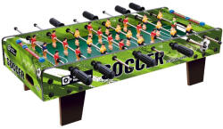 Flippy Masa de Fotbal cu Teren, Flippy, cu Picioare Scurte, 8 Manere, Tablou de Scor, 64 x 20 x 47 cm, din Lemn Otel ABS, Verde (teo-135235)