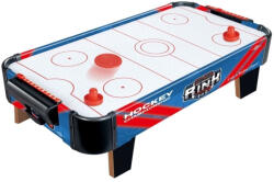 Flippy Masa Air Hockey Graffiti cu Picioare Scurte, Flippy, PVC, 2 Pucuri, Tabela Scor, 2 Impingatoare, 76x38x21.5 cm, Albastru (teo-129788)