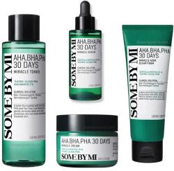 Some By Mi Set ingrijire faciala, AHA. BHA. PHA 30 Days Miracle AC SOS, SOME BY MI, 4 piese