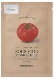 SKINFOOD Mască de față cu extract de roșii, SKINFOOD, Sous Vide Mask Sheet Tomato, 23g Masca de fata