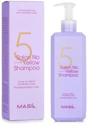 MASIL Șampon mov pentru par blond, Masil, 5 Salon No Yellow Shampoo, Jumbo, 500ml