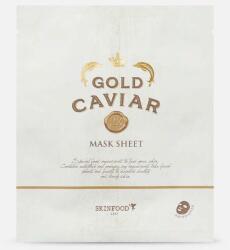 SKINFOOD Mască de față cu caviar aurit, SKINFOOD, Gold Caviar EX Mask Sheet, 25g Masca de fata