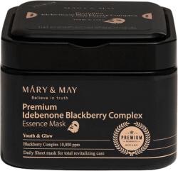 Mary & May Mască premium cu mure, Mary & May, Blackberry, 20 buc Masca de fata