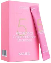 MASIL - Șampon stick pentru protecția culorii, 5 Probiotics Color Radiance, 8ml, 20 buc