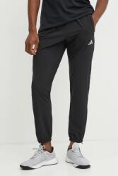 Adidas futónadrág Run It fekete, sima, IL7187 - fekete XL