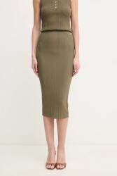 Marciano by Guess szoknya GIADA zöld, midi, harang alakú, 5GGD18 5874Z - zöld S