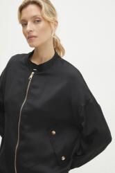 Answear Lab bomber dzseki női, fekete, átmeneti, oversize - fekete L