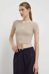 Guess t-shirt NYRA női, bézs, V4GP03 KBCO2 - bézs L