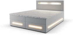 Expedo MINOR kárpitozott boxspring ágy + topper, 180x200, soft 17 (230514)