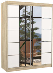 Expedo NORDICO 150 ruhásszekrény, 150x200x58, tölgy sonoma/fehér (258920)