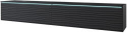 Expedo MENDES D 5 TV asztal, 180x30x33, fekete/fala, LED nélkül (257034)