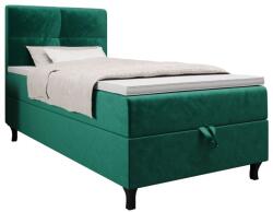 Expedo TIKKA kárpitozott boxspring ágy, 80x200, monolith 37 (261304)