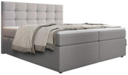Expedo SALMA kárpitozott boxspring ágy + topper, 140x200, inari 22 (230531)