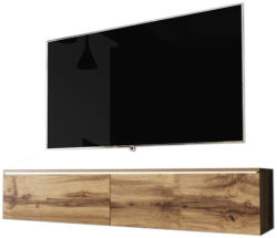 Expedo MENDES D 140 TV asztal, 140x30x32, tölgy wotan + LED (225213i)