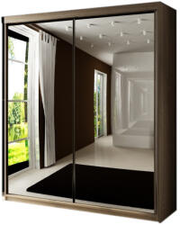 Expedo TALIA 21 tolószekrény, 150x200x62 + kiterjesztés 150x45x62, sonoma tölgy (132571i)