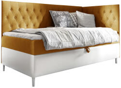 Expedo ESME 2 kárpitozott ágy + topper, 90x200, fresh 37, jobb (257321)