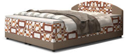 Expedo ORAN kárpitozott boxspring ágy, 160x200, damir 1/rainbow 5 (240028)