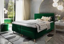 Expedo CLAUS kárpitozott boxspring ágy, 140x200, kronos 19 + topper (224405i)