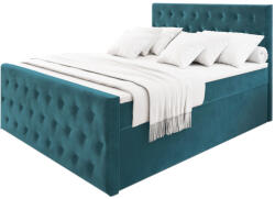 Expedo FENDI kárpitozott boxspring ágy, 160x200, casablanca 13 (224183)