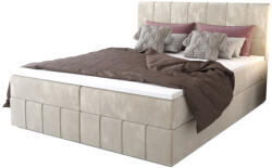 Expedo HAMAN kárpitozott boxspring ágy, 160x200, monolith 02 (240143)
