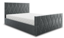 Expedo ADELINE boxspring kárpitozott ágy, 120x200, itaka 50 (239158)