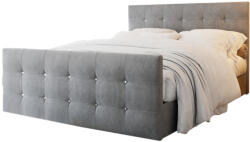 Expedo NAOMI boxspring kárpitozott ágy + fedőmatrac, 140x200x, cosmic 160 (215192i)
