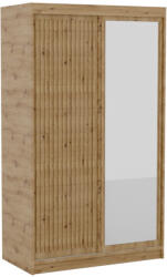 Expedo DELMA ruhásszekrény, 120x205x60, tölgy artisan (258978)
