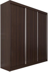 Expedo GALAN tolóajtós ruhaszekrény, 180x216x61, wenge (256815)